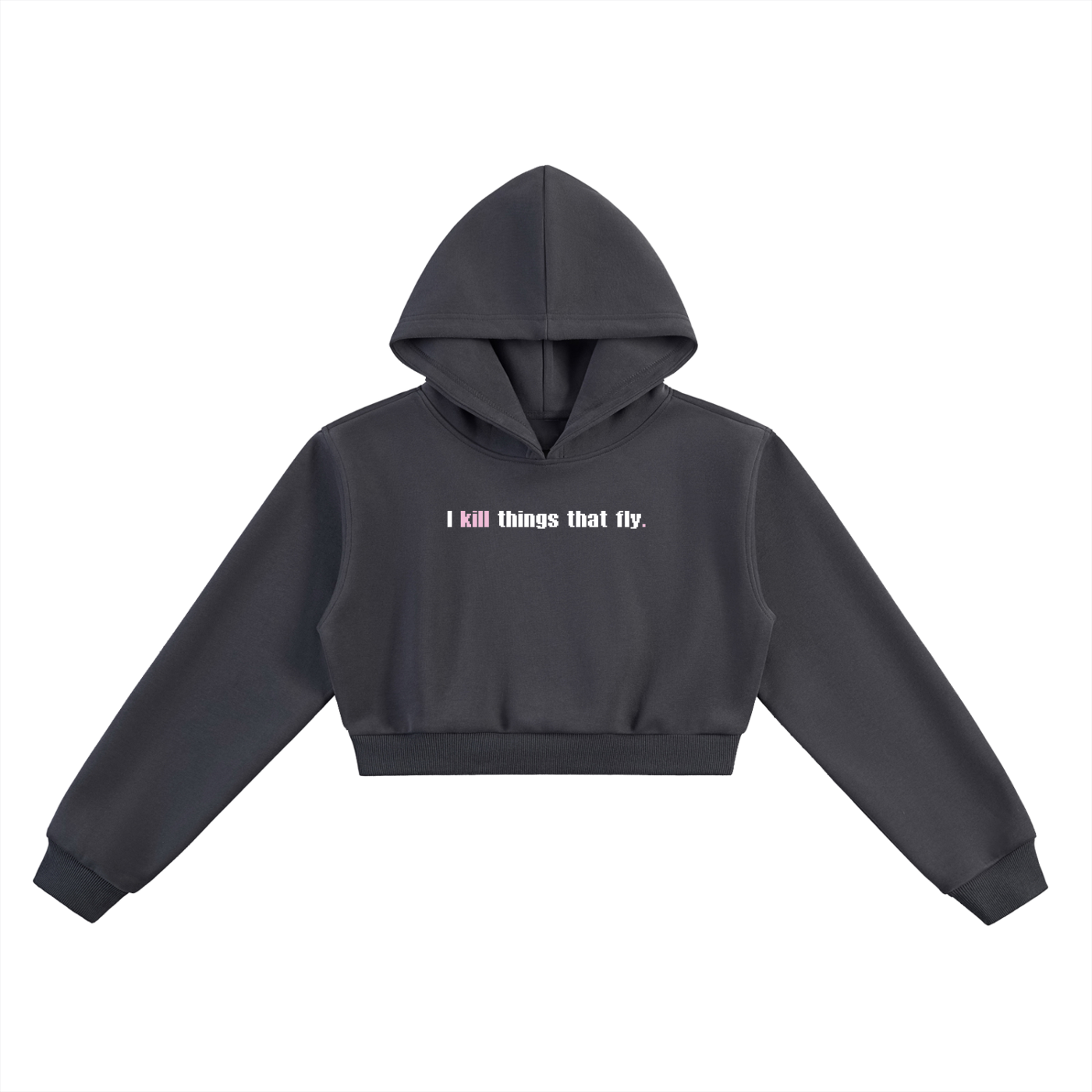 Mortal's Woman's "I Kill" - Cropped Hoodie