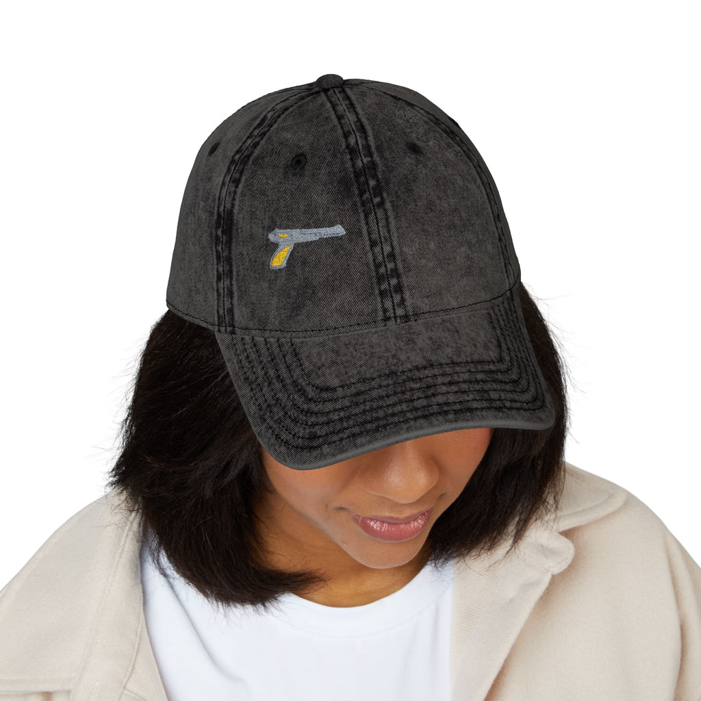 Mortal’s “Pew Pew” Embroidered Vintage Cap
