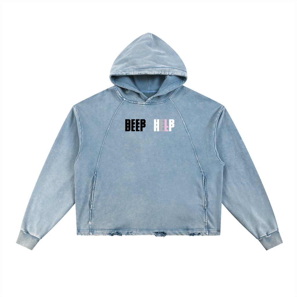 Mortal’s Pink Deep Help – Vintage Hoodie