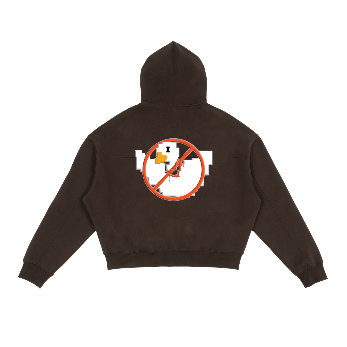 Mortal's Swan Butcher - Fleece Zip-Up Boxy Hoodie