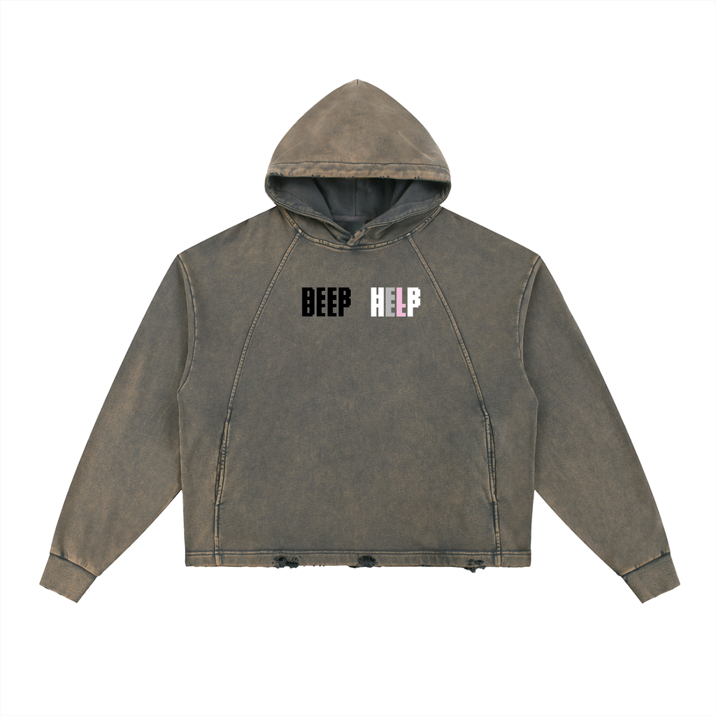 Mortal’s Pink Deep Help – Vintage Hoodie