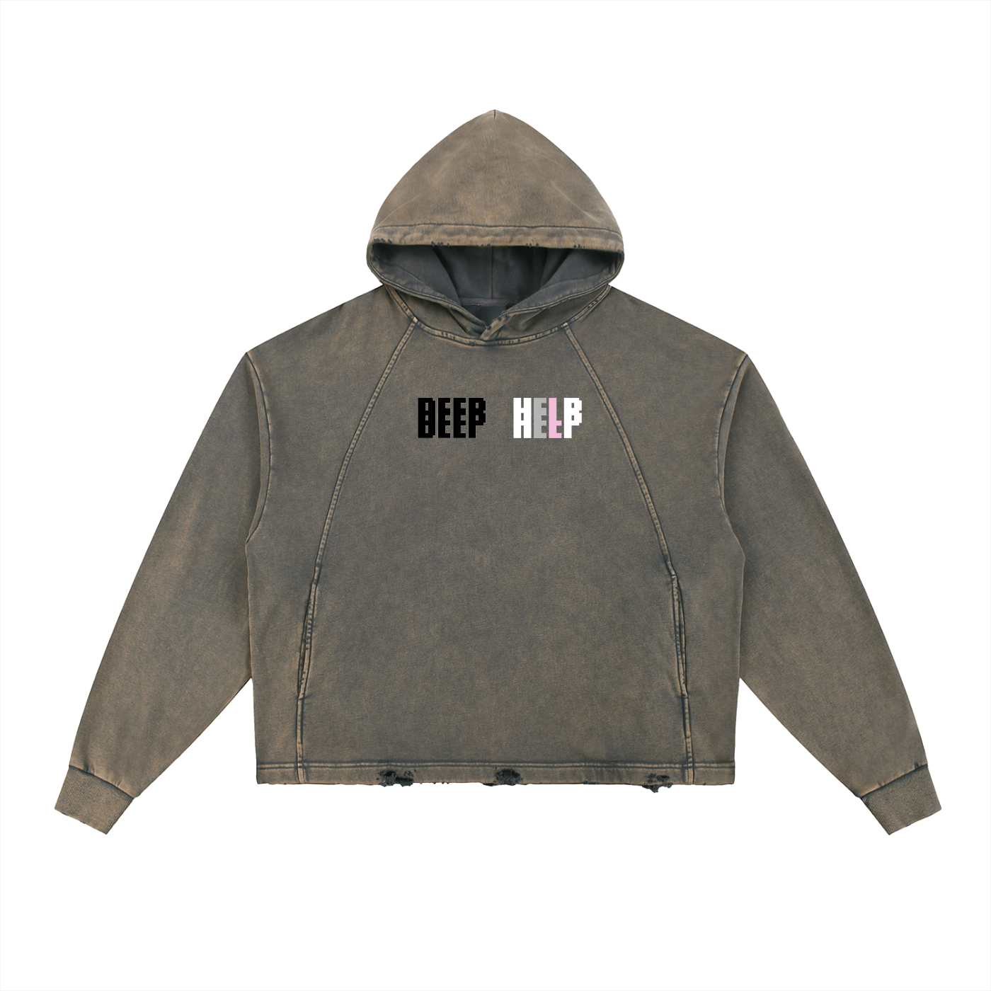 Mortal’s Pink Deep Help – Vintage Hoodie