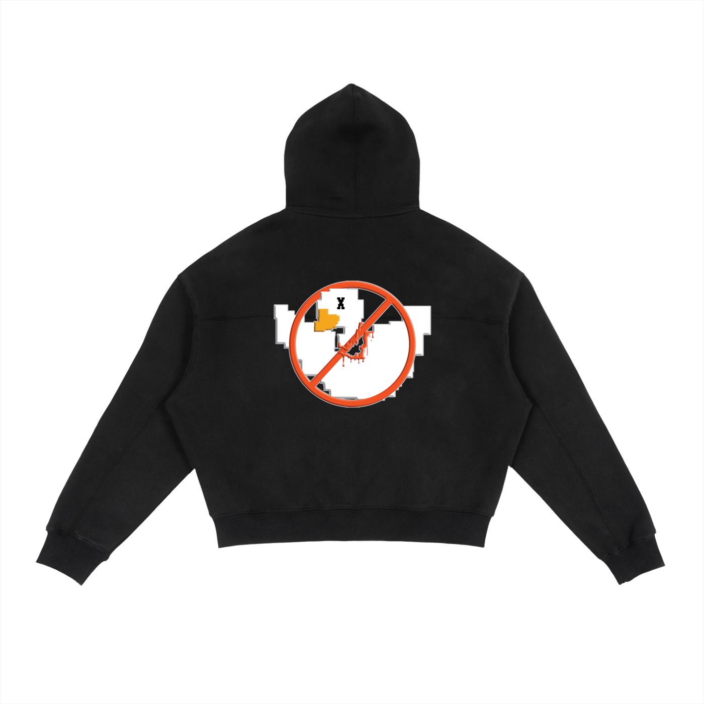 Mortal's Swan Butcher - Fleece Zip-Up Boxy Hoodie