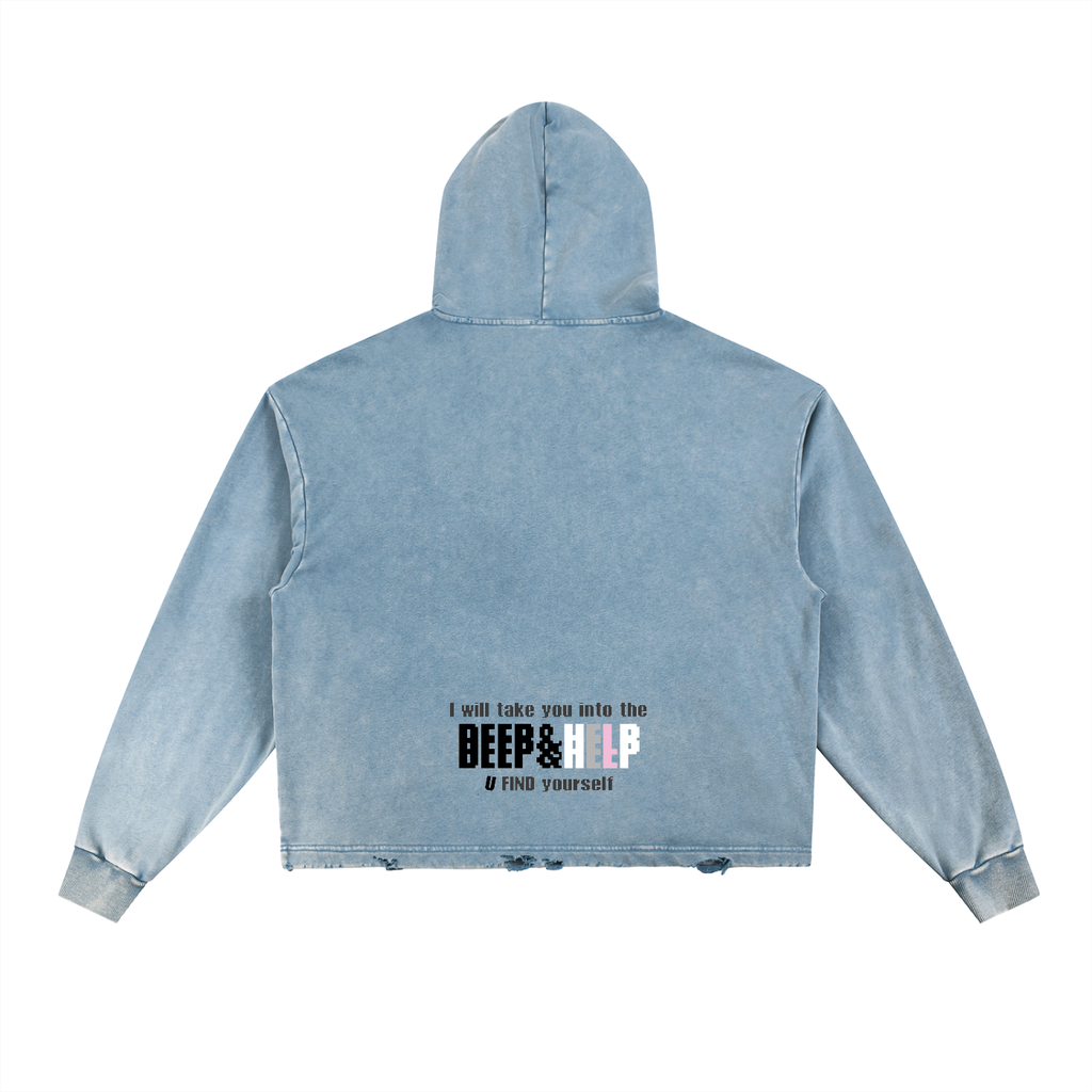 Mortal’s Pink Deep Help – Vintage Hoodie