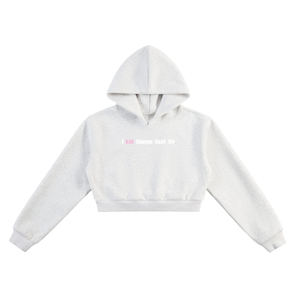 Mortal's Woman's "I Kill" - Cropped Hoodie