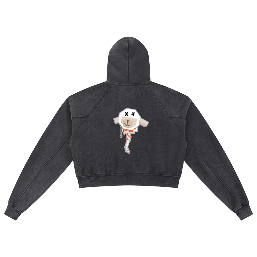 Mortal’s Woman’s "I Kill Sheep" – Cropped Hoodie