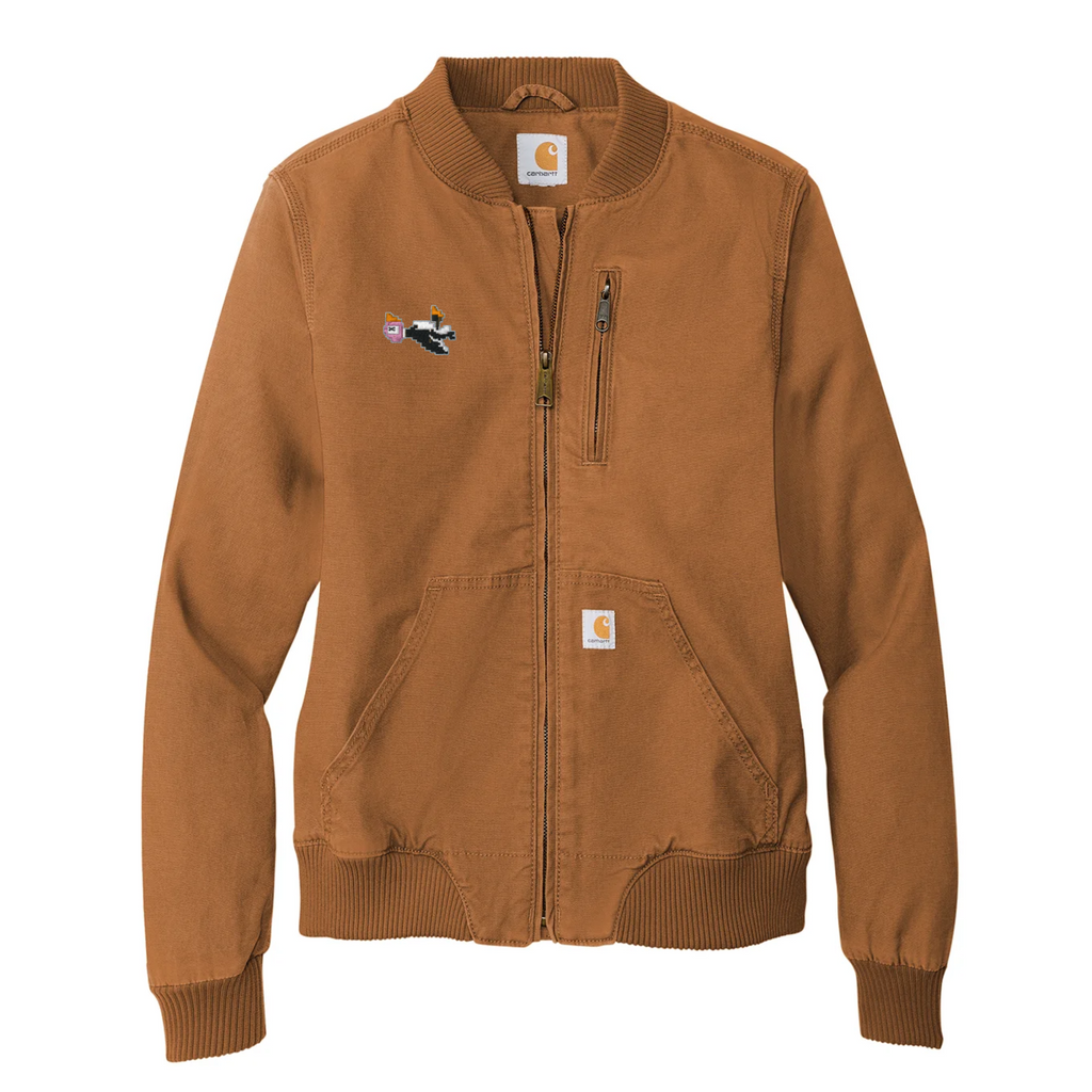 Mortal Carhartt® Women’s Pink Dead Duck Flex Bomber