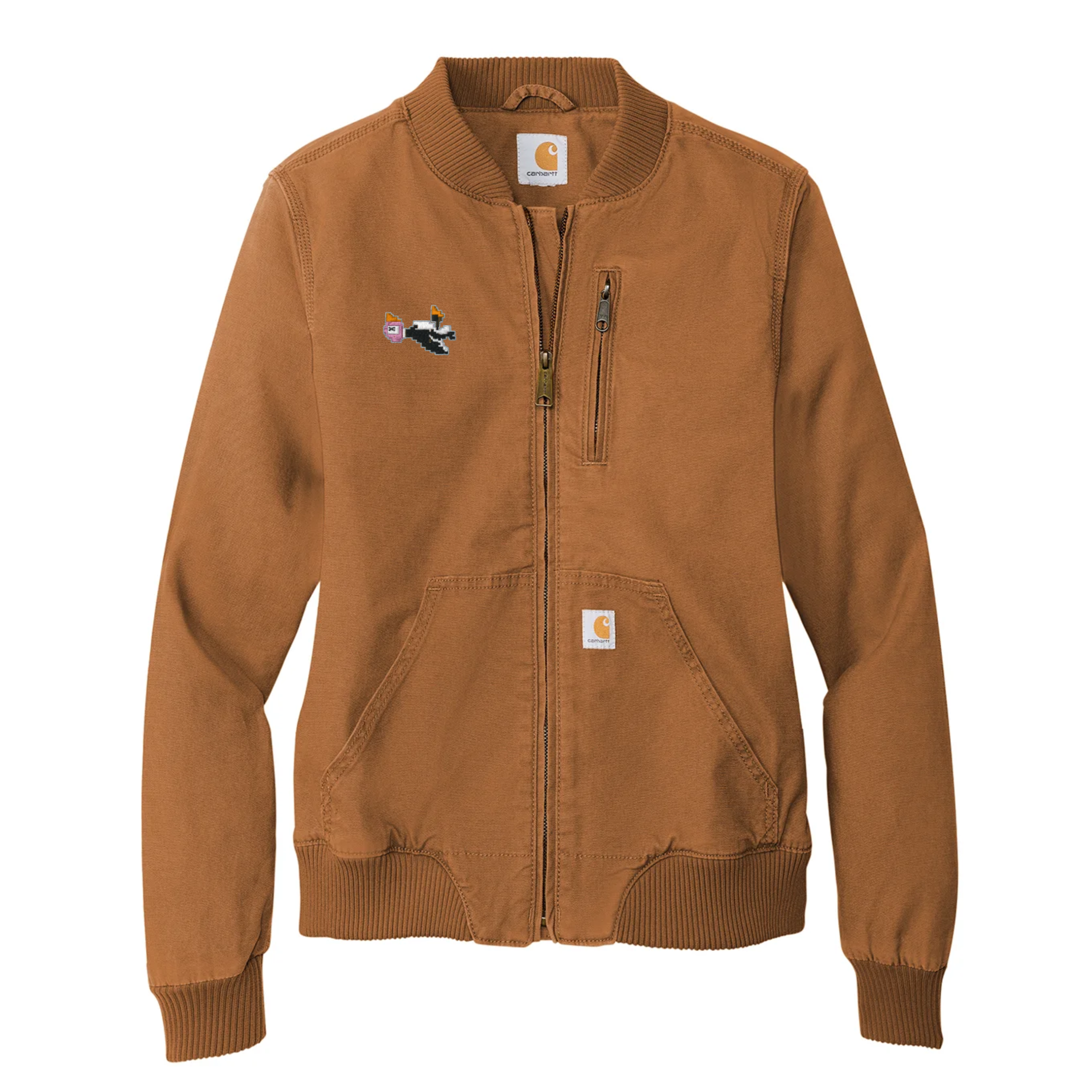 Mortal Carhartt® Women’s Pink Dead Duck Flex Bomber