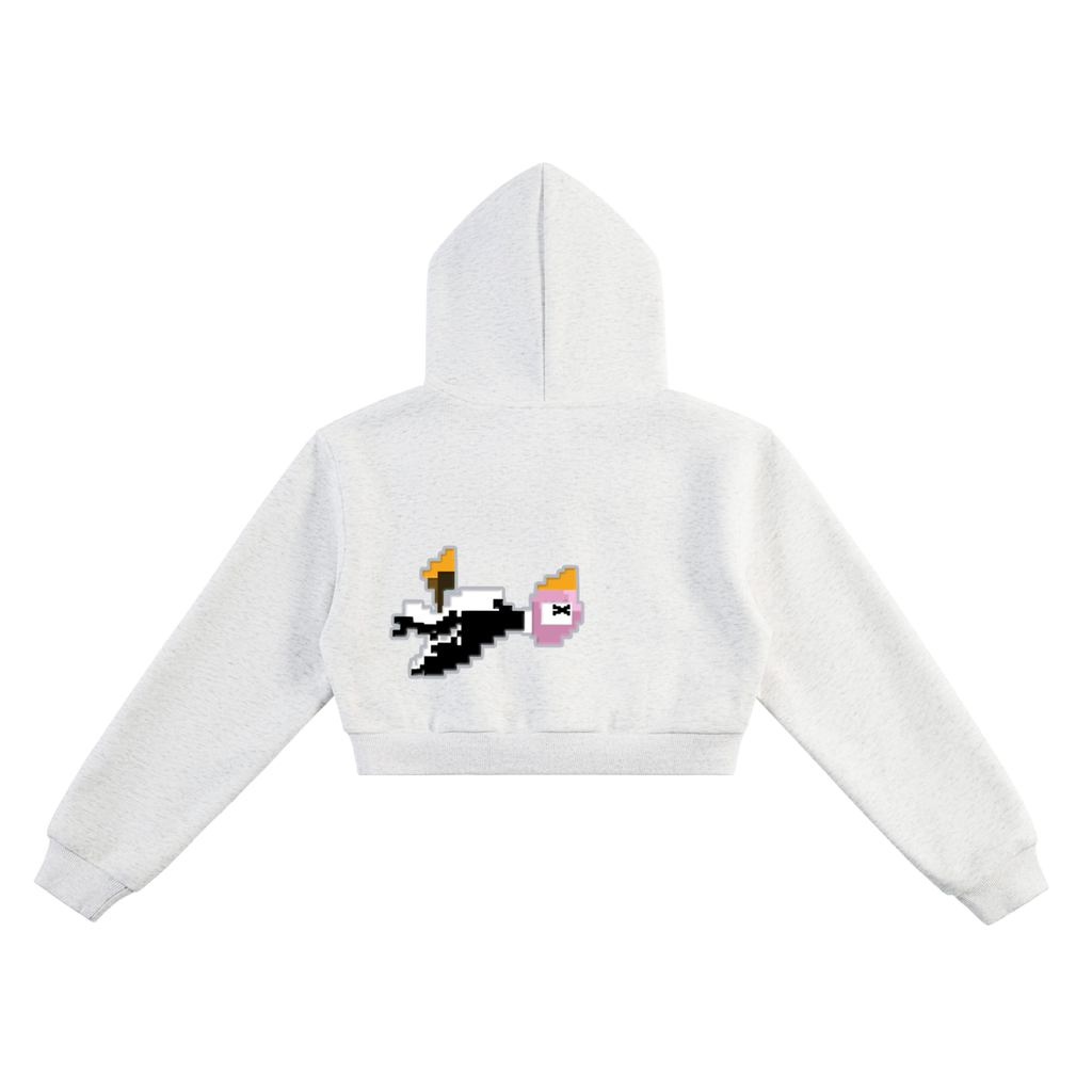 Mortal's Woman's "I Kill" - Cropped Hoodie